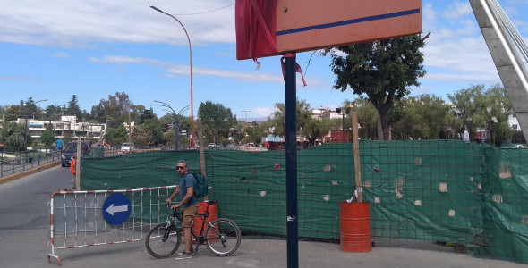 Restringen el tránsito en el Puente Central 
