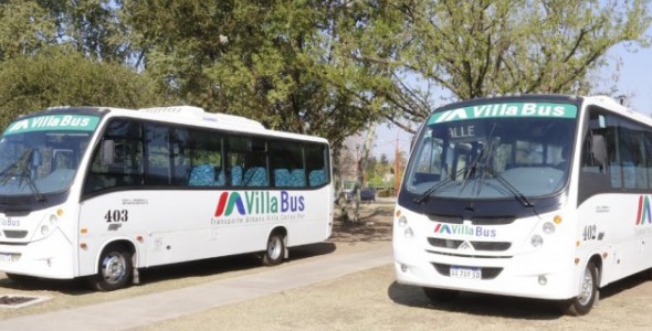 Volvió el transporte urbano a Villa Carlos Paz