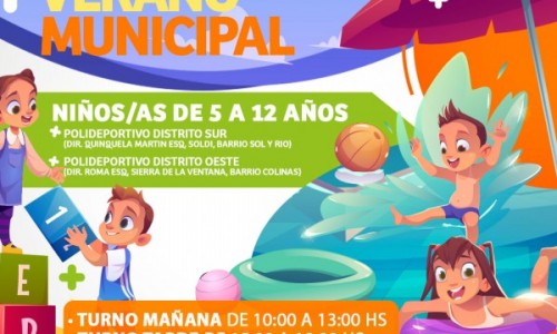 COMIENZAN LAS INSCRIPCIONES PARA LA ESCUELA DE VERANO MUNICIPAL