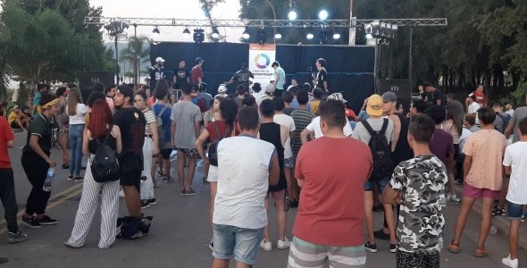 Se realizó la primer fiesta  con música y disciplinas urbanas en Carlos  Paz