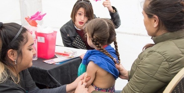 Se extiende la campaña de vacunación para sarampión y polio hasta el 31 de marzo  