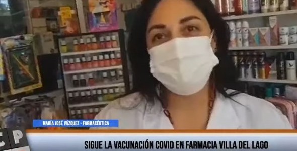 La farmacia de Villa del Lago sigue vacunando contra el Covid-19