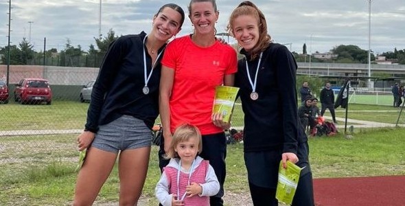  VICTORIA WOODWARD CAMPEONA PROVINCIAL EN 100 Y 200 METROS