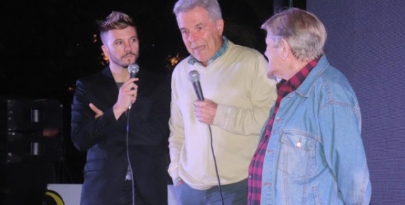 Victor Laplace presentó su película El Plan Divino en Carlos Paz