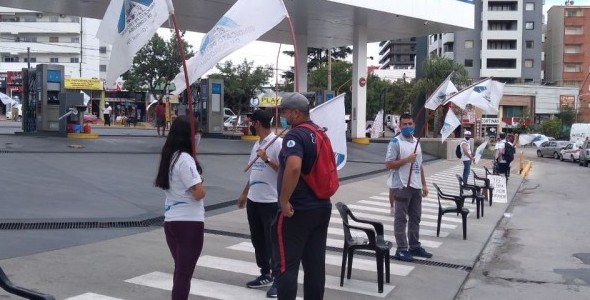 Continúa el conflicto en estación YPF Villafuel