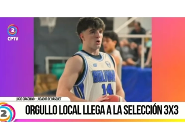 Lucio Giacchino representará a Córdoba en los Juegos Argentinos Urbanos de básquet 3x3